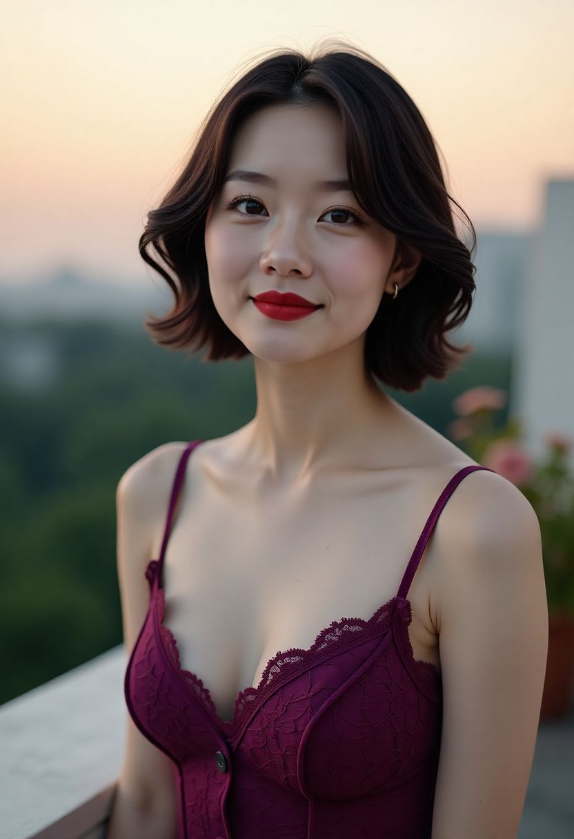 一条街走到晚霞时缩略图